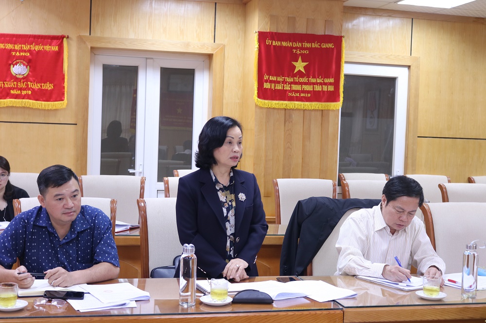 Ban Thường trực Ủy ban Trung ương MTTQ Việt Nam làm việc với Ban Thường trực Ủy ban MTTQ tỉnh Bắc...